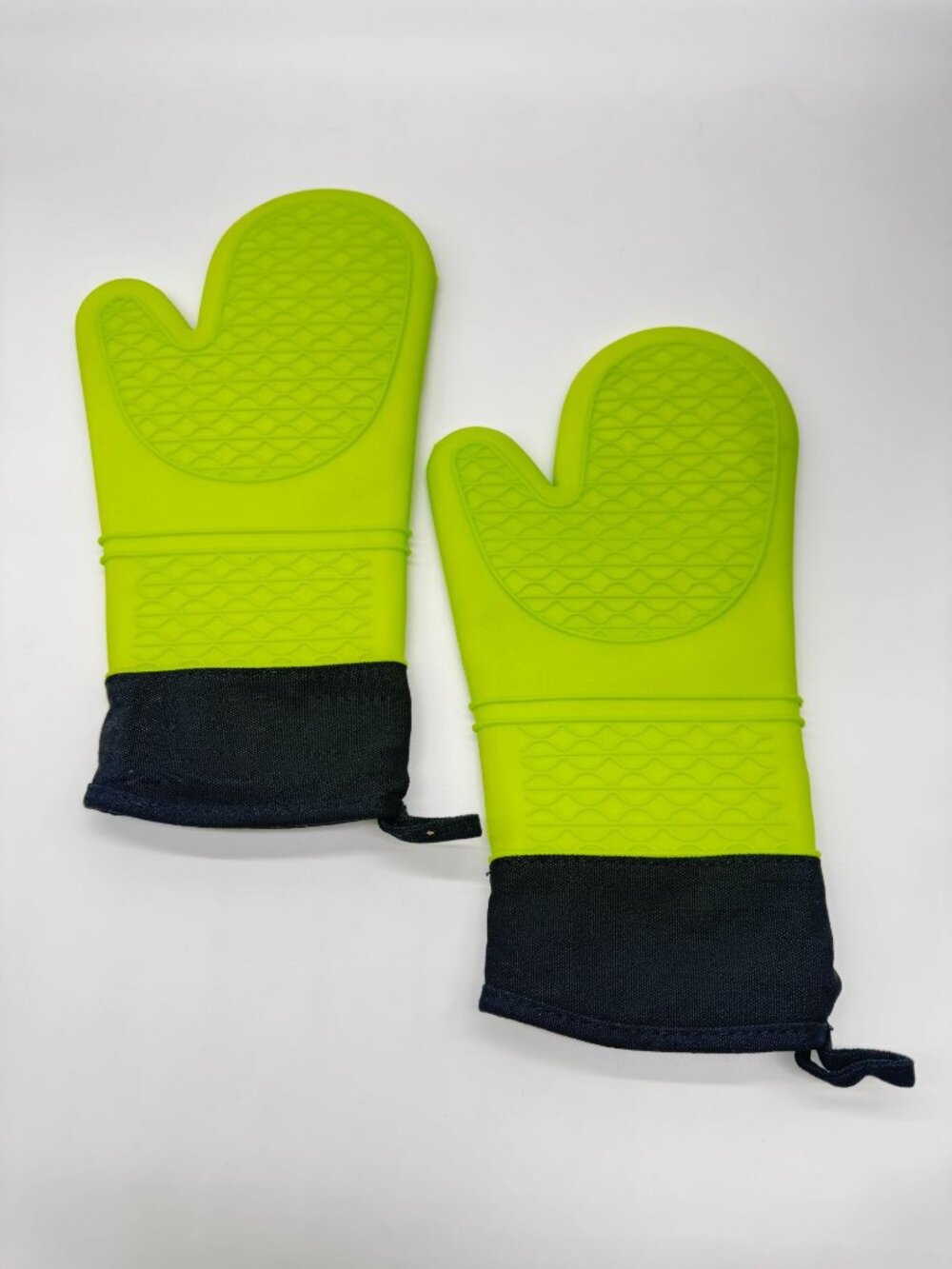 Silicone Oven Mitts Heat Resistant Silicone Oven Gloves with Soft Inner Lining